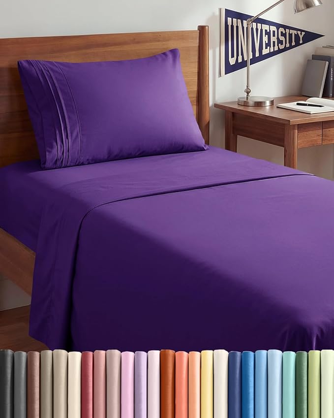 Twin XL Size 3 Piece Sheet Set by CGKUnlimited