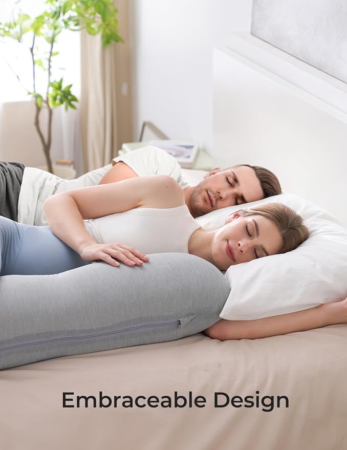 Momcozy J-Shaped Pregnancy Pillow - Image 7