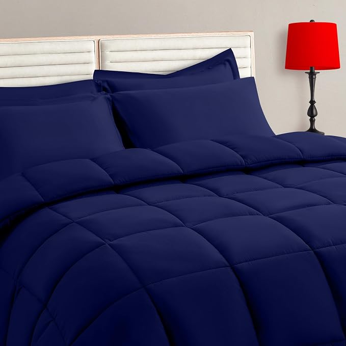 TAIMIT Navy King Comforter Set by TAIMITBedingSets
