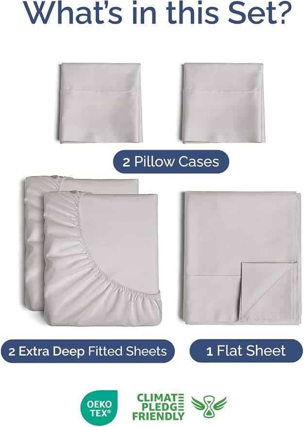 Extra Deep Split King Sheet Set - Image 2