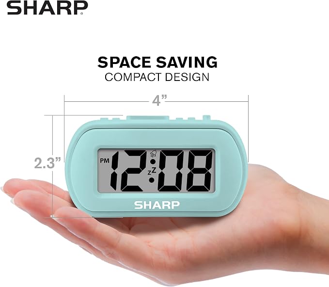 Sharp Digital Alarm Clock – Tactile Case - Image 6