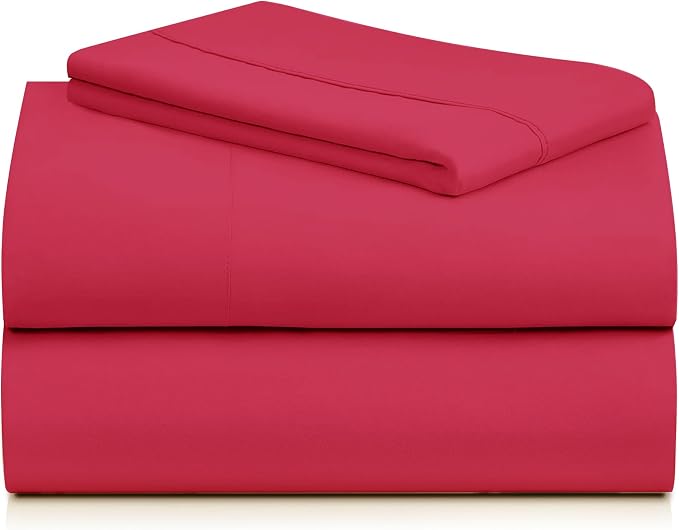 LuxClub 3 PC Twin XL Sheet Set, Deep Pockets Wrinkle Free Cooling Bed Sheets - Image 8