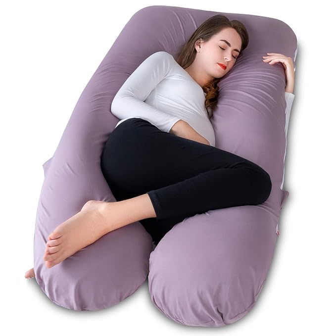 Meiz U Shaped Sleeping, Cooling 60‘’ Maternity Pillow by Meiz