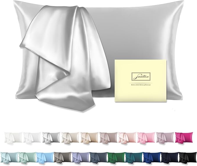 Natural Mulberry Silk Pillowcase by Suatien