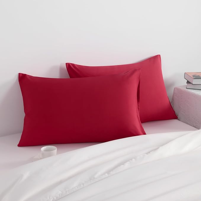 NTBAY King Pillow Cases Set of 2, 2 Pack Brushed Microfiber 20x40 Pillow Cases - Image 2