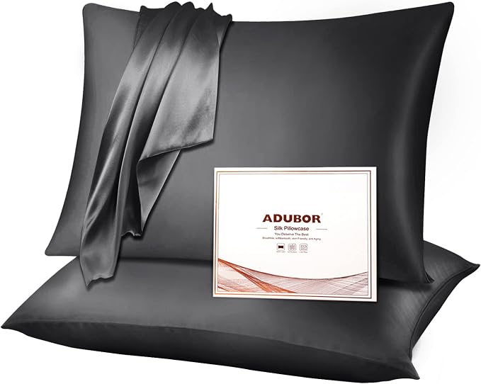 Adubor Silk Pillowcase 2 Pack for Hair and Skin by Adubor