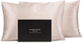 Fishers Finery 30mm 100% Pure Mulberry Silk Pillowcase Set, Quality Tested by FishersFinery