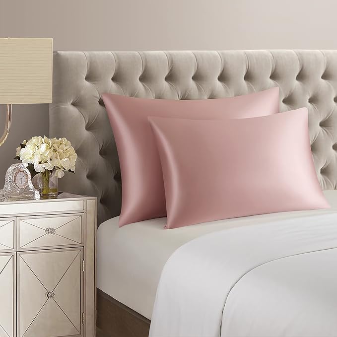 DISANGNI Silk Indulgence Set: Premium 22 Momme Mulberry Silk Pillowcase & Eye - Image 3