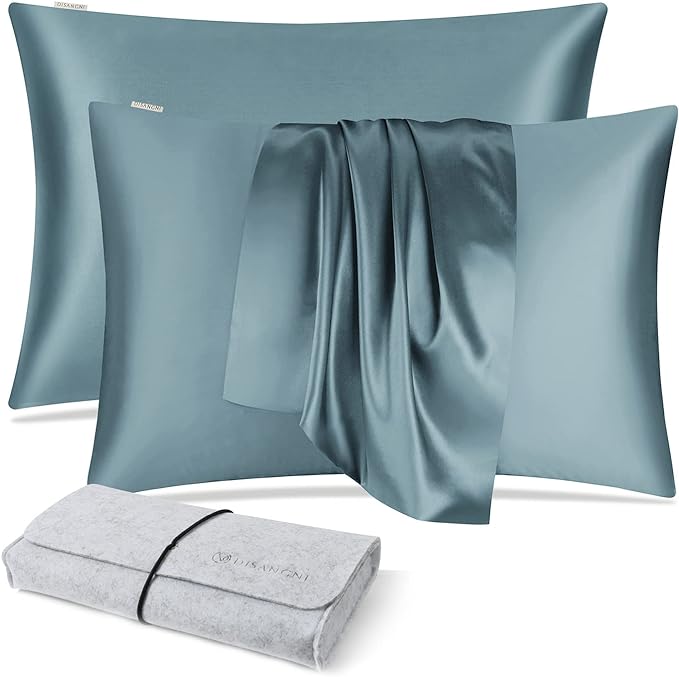 DISANGNI 100% Natural Mulberry Silk Pillow case by DISANGNI