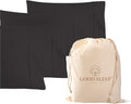 1000 TC Dark Gray King Pillowcases Set of 4 100% Egyptian Cotton Pillow Cases by GoodSleepBedding