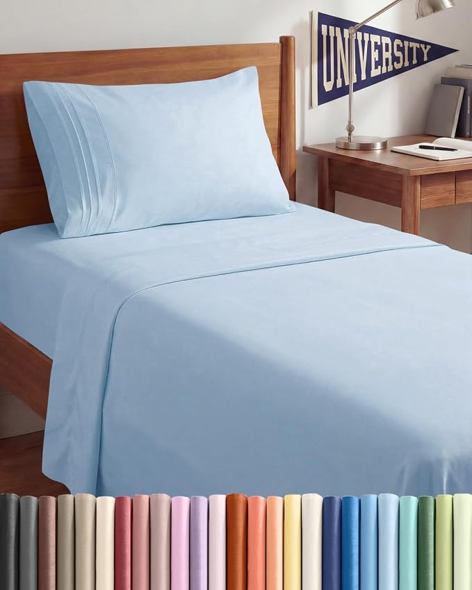 Twin XL Size 3 Piece Sheet Set by CGKUnlimited