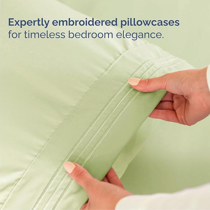 Cal King Size 4 Piece Sheet Set - Image 6