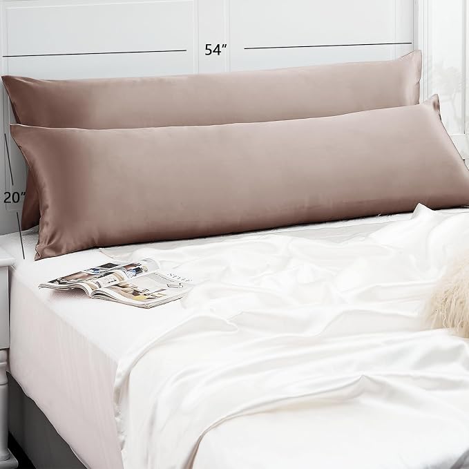 Satin Body Pillow Pillowcase 1pc, Silky Body Pillow Cover Similar to Silk - Image 4