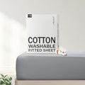 FreshCulture Pure Cotton Fitted Sheets Full Size, 300 Thread Count Percale by FreshCulture
