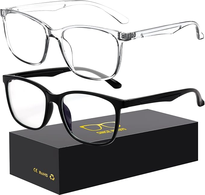Oilway Blue-Light Blocking Glasses Computer Reading/Gaming/TV/Phones Glasses by Oilway