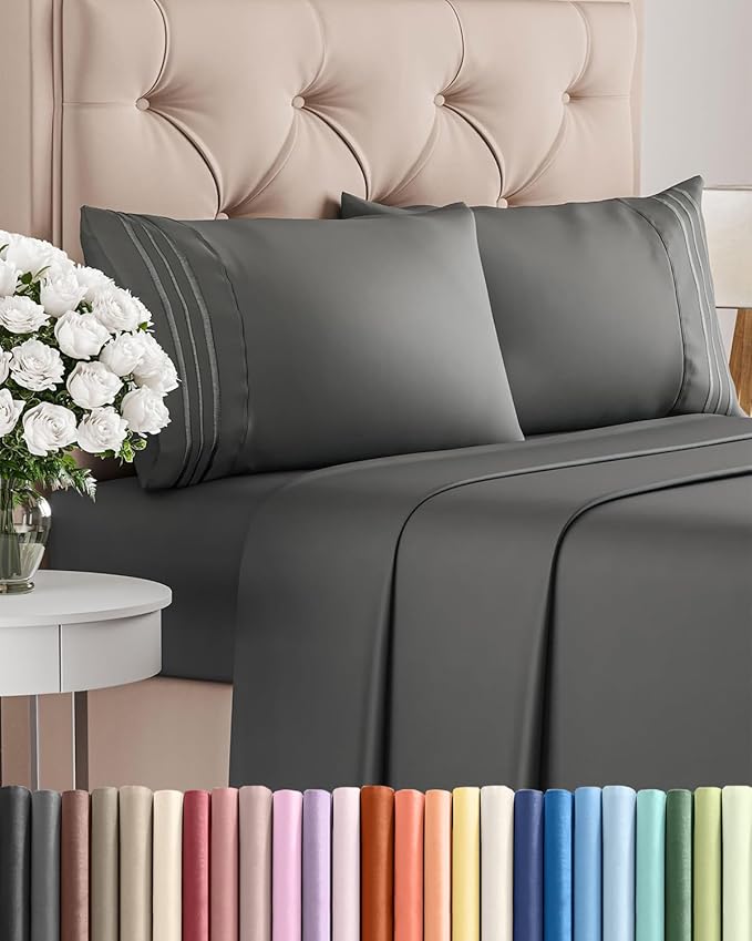 Queen Size 4 Piece Sheet Set by CGKUnlimited