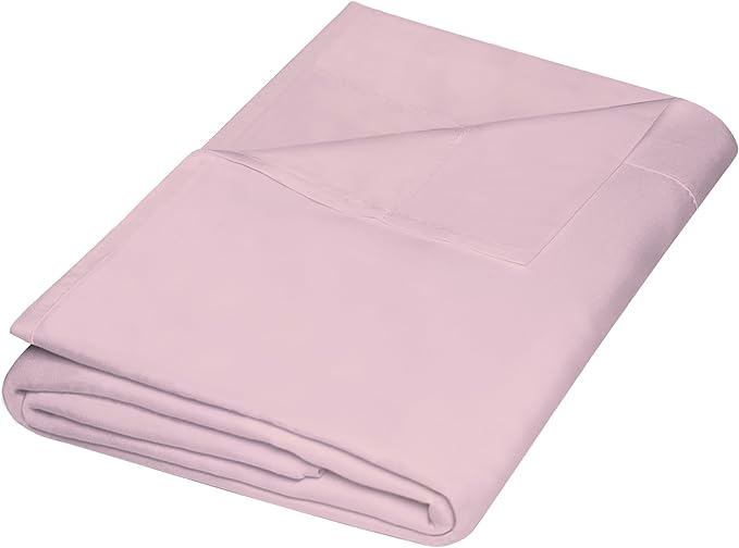 ZPECC Queen Flat Sheet Only 1 Pack, Durable Pink Top Bed Sheets Hypoallergenic by ZPECC-ABrandThatHasBeenFocusedOnBabyProductsFor18Years