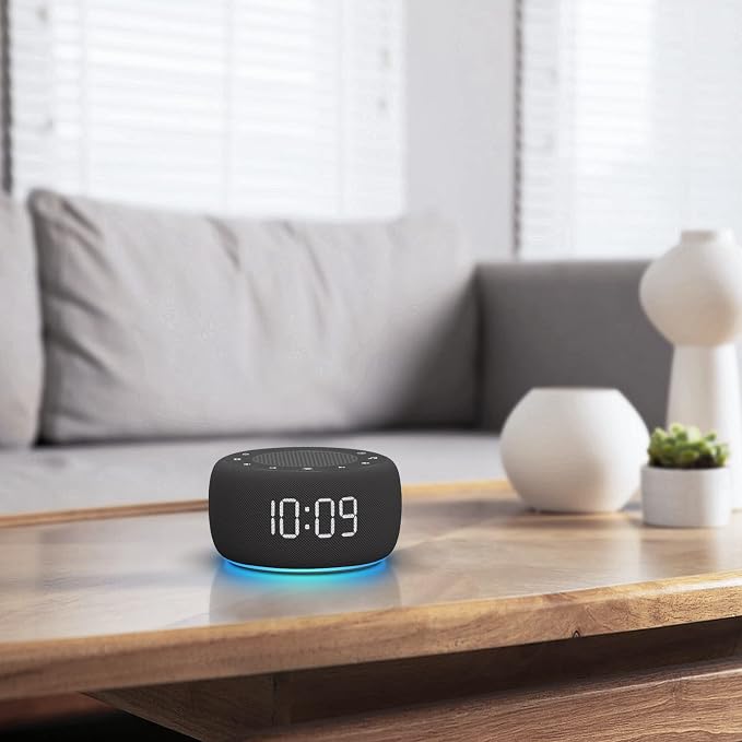 Buffbee Sound Machine & Alarm Clock 2-in-1, 0-100% Clock Face Brightness - Image 8
