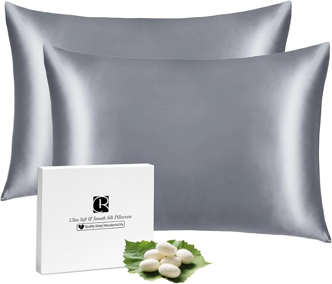 Ravmix Silk Pillow Cases 2 Pack by Ravmix