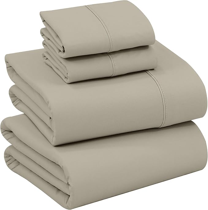 RUVANTI 100% Cotton Sheets – King Size Percale Bedding, Cooling & Breathable by Ruvanti