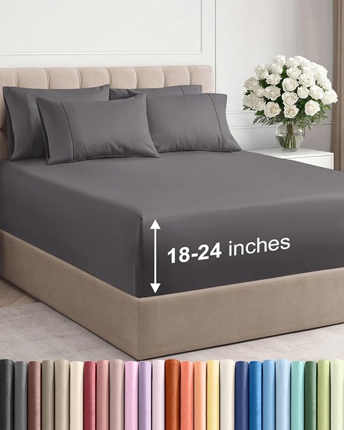 Extra Deep Cal King Sheet Set by CGKUnlimited