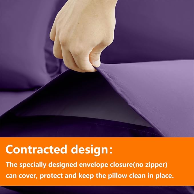 TAIMIT Purple King Comforter Set - Image 4