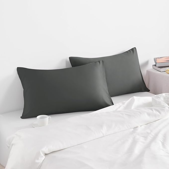 NTBAY King Pillow Cases Set of 2, 2 Pack Brushed Microfiber 20x36 Pillow Cases - Image 2