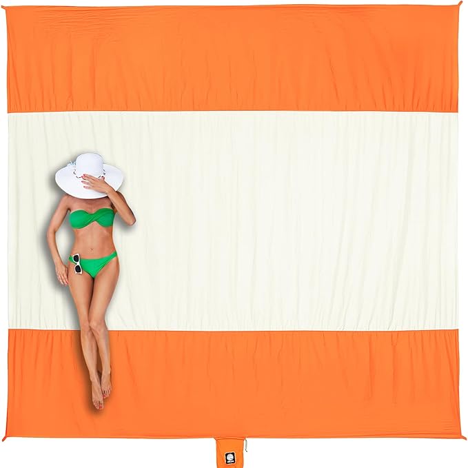 WEKAPO Beach Blanket Sandproof Waterproof, Extra Large Beach Mat, Oversized & by Wekapo