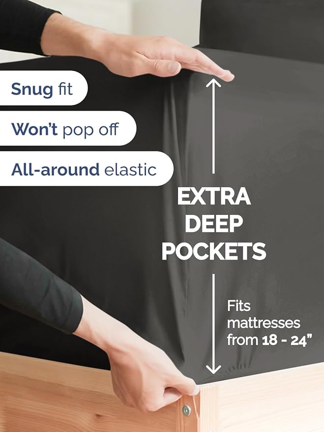 Extra Deep Cal King Sheet Set - Image 3