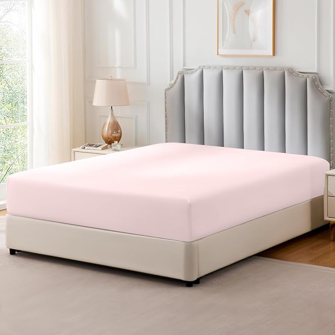 FreshCulture Pure Cotton Fitted Sheets King Size, 300 Thread Count Percale - Image 8