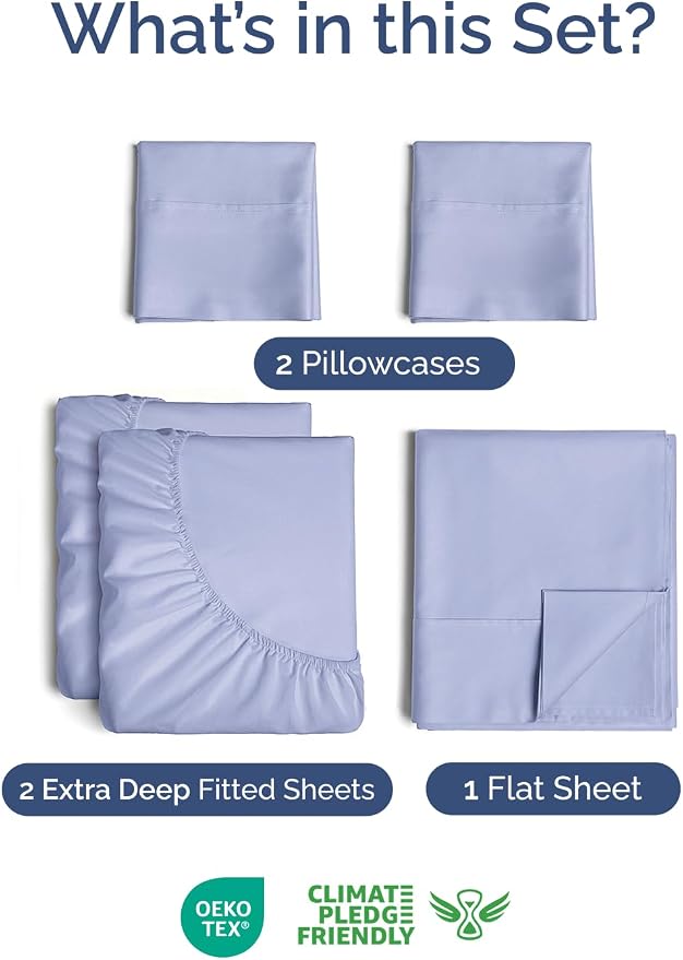 Extra Deep Split King Sheet Set - Image 2
