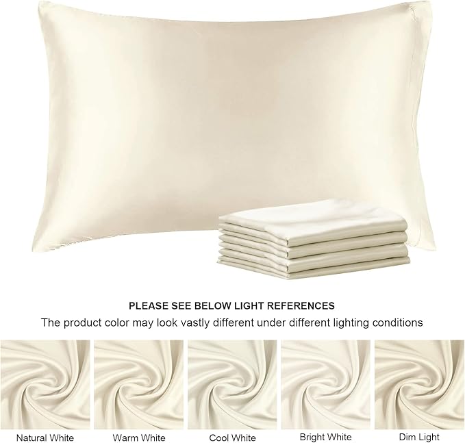 BEDELITE Satin Pillowcase for Hair and Skin, Super Soft Similar to Silk Pillow - Image 7