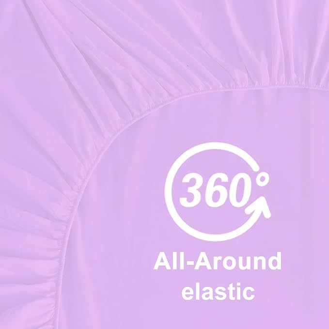 Hotella 100% Microfiber Twin Size Fitted Sheet Only, Ultra Soft Hotel Quality - Image 5