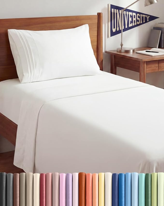 Twin XL Size 3 Piece Sheet Set by CGKUnlimited