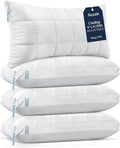 Nuzzle King Size Pillows Set of 4 Cooling Adjustable Pillows by Nuzzlepillow