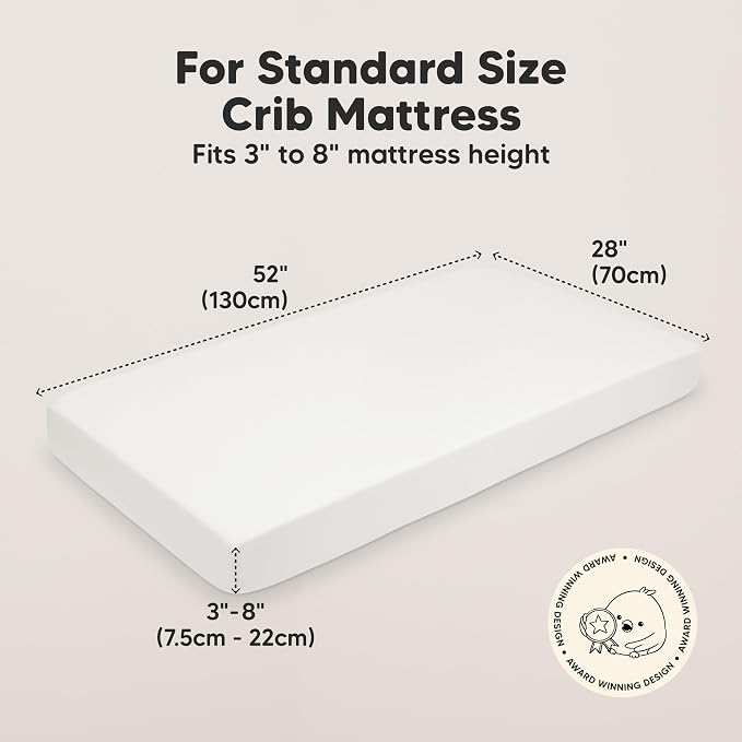 KeaBabies 2-Pack Organic Crib Sheets - Image 2