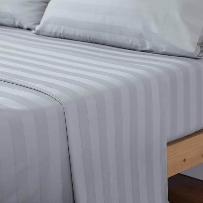 2-Pack Cotton King Flat Sheet Only, 600 Thread Count 100% Egyptian Cotton Top - Image 7