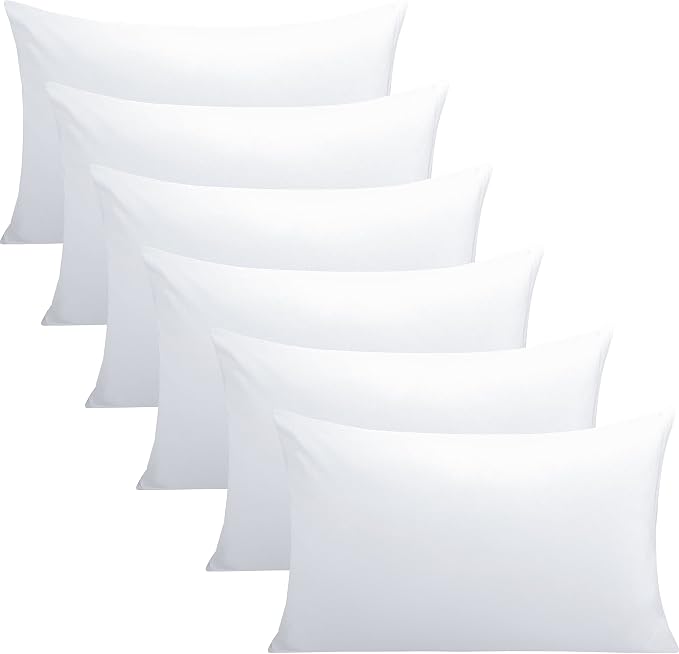 FLXXIE 6 Pack Microfiber Queen Pillowcases, Ultra Soft and Wrinkle, Fade by FLXXIE