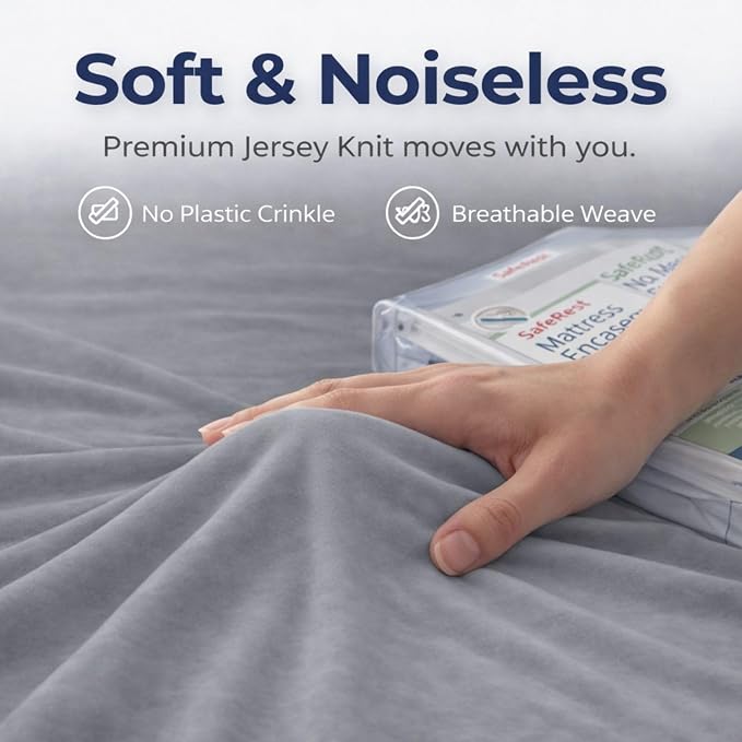 Guardmax Jersey Knitted Sleeper Sofa Zippered Mattress Encasement - Image 7