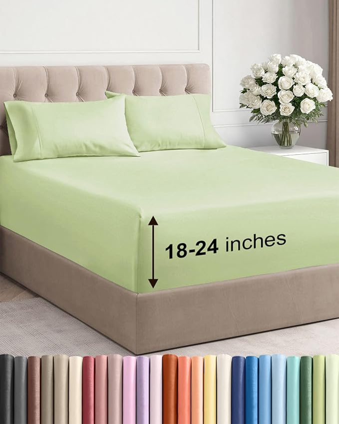 Extra Deep Twin Sheet Set by CGKUnlimited
