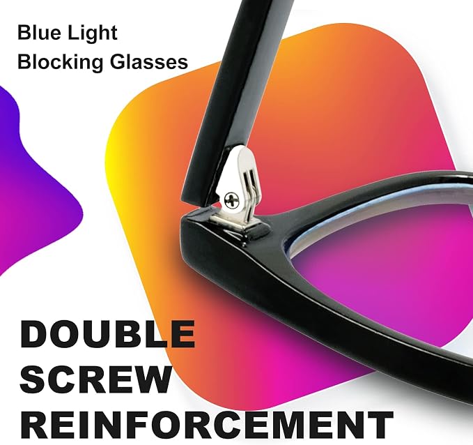 VISOONE Blue Light Blocking Glasses Square - Image 5