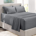 Hearth & Harbor Luxury Soft 6 Piece Bed Sheet Set Extra Deep Pocket Fitted by HearthHarbor