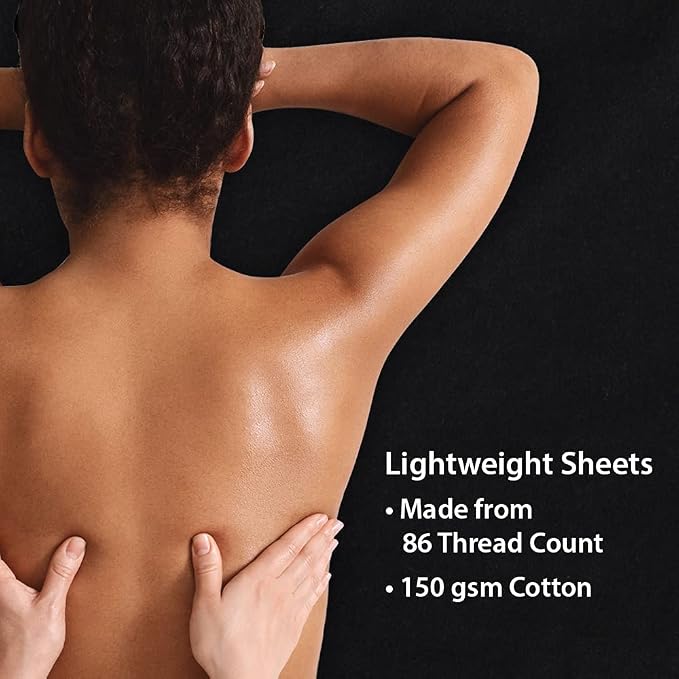 ForPro Professional Collection Premium Flannel 3-Piece Massage Sheet Set - Image 6
