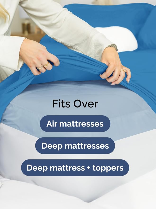 Extra Deep Twin Fitted Sheet - Image 6