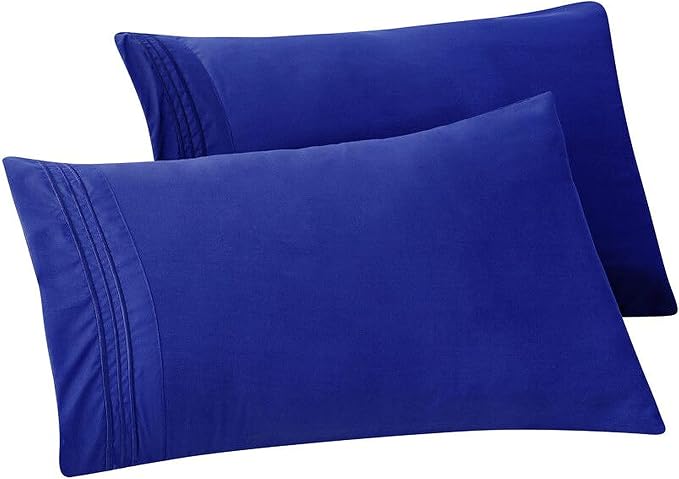 Elegant Comfort Solid Pillowcases 1500 Premium Hotel Quality Microfiber by ELEGANTCOMFORT