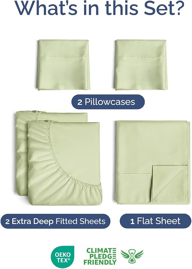Extra Deep Split King Sheet Set - Image 2