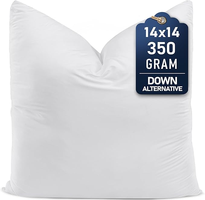 Utopia Bedding Throw Pillows – 14 x 14 Inches Down Alternative Pillows by UTOPIABEDDING