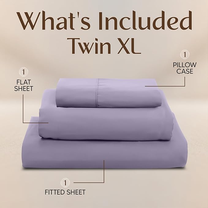Utopia Bedding Twin XL Sheet Set – 3 Piece Bed Sheets - Image 3