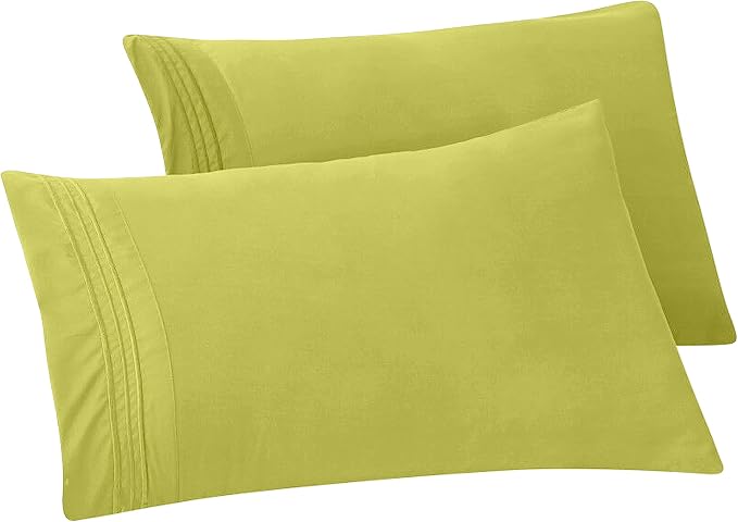 Elegant Comfort Solid Pillowcases 1500 Premium Hotel Quality Microfiber by ELEGANTCOMFORT