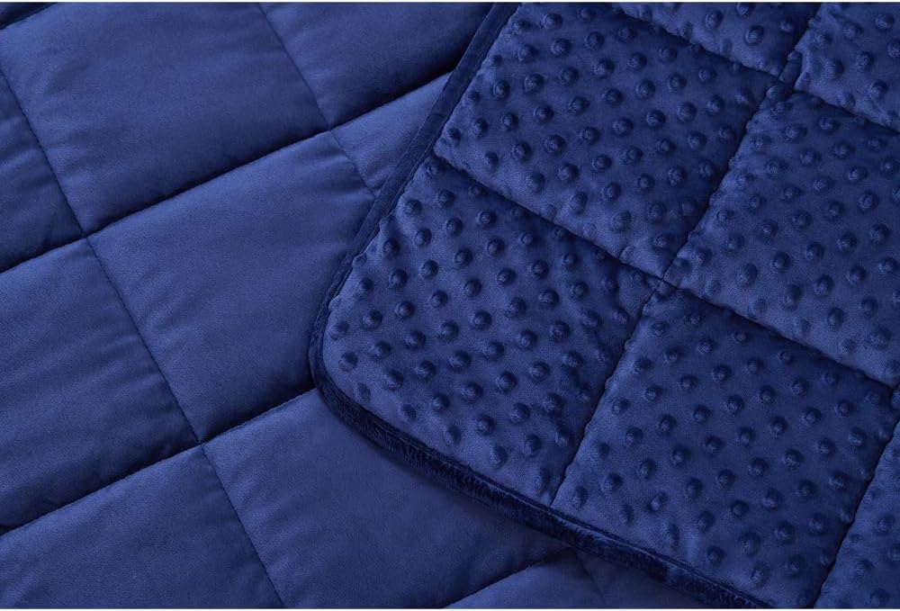 TONGDADA Minky Weighted Blanket | 40''x60'', 7lbs | Cozy and Soft Minky - Image 4